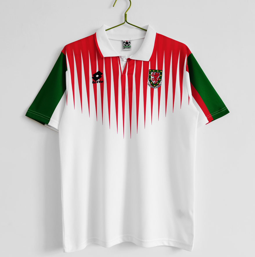 1996-98 Wales Retro Away Kit Soccer Jersey